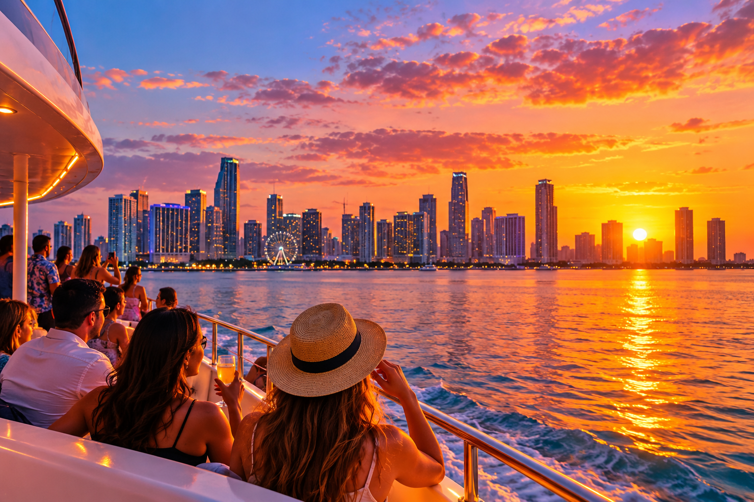 Miami Sunset Cruise_ Skyline and Cocktails